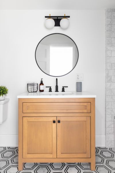Custom Vanity Installation in Hurst